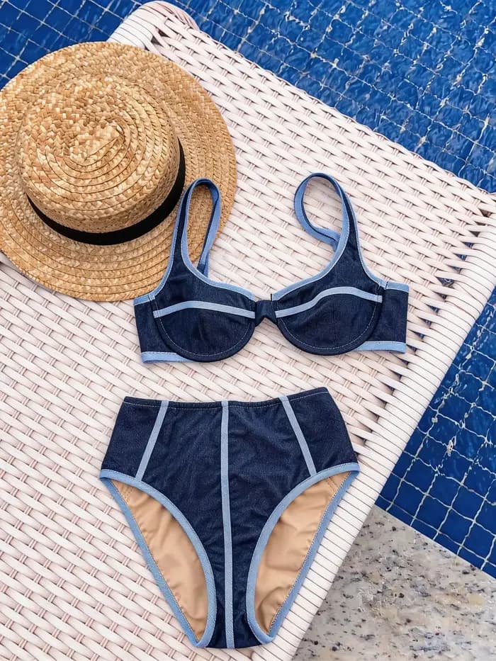 Bandeau Biquini 2026 Sexy pour Femme, Maillot de Bain Féminin, Ensemble Micro Bikini, Tenue de Plage