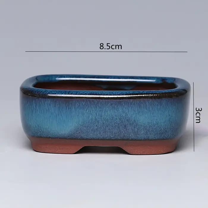Pots de jardinière de jardin en céramique, Pot de fleur rond d'orchidée succulente pour plantes de f