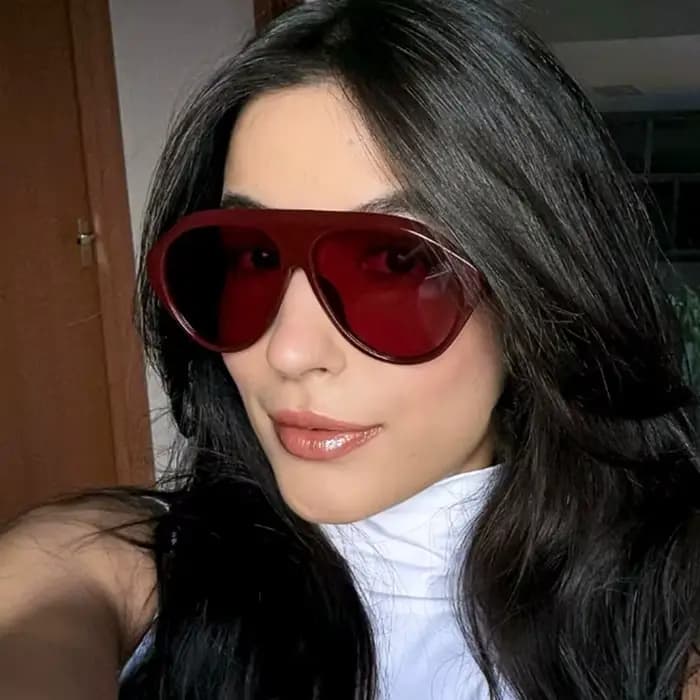 Lunettes de soleil aviateur vintage de marque de luxe pour femmes et hommes, populaires, style punk,