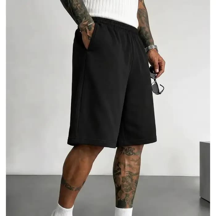 Shorts de sport d'été American Street pour hommes, couleur unie, unisexe, décontractés