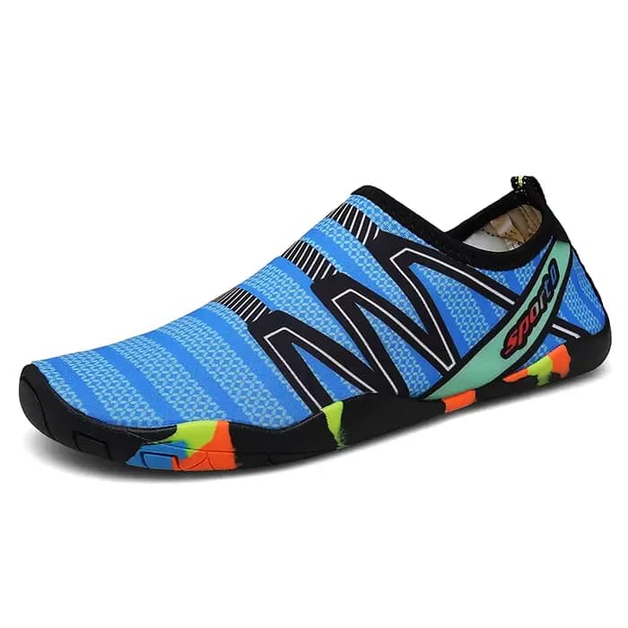 Chaussures d'eau de plage à séchage rapide, pantoufles d'eau unisexes pour natation, pieds nus, surf