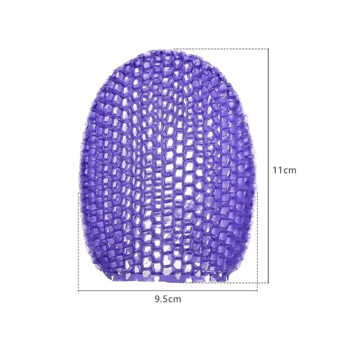Serviette de bain et de visage en TPU antibactérien avec design massant en nid d'abeille, unisexe, d