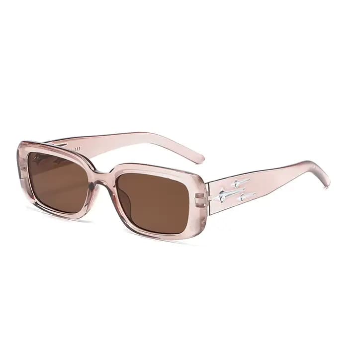 Lunettes de soleil carrées rétro Style Y2K pour femmes et hommes, lunettes de soleil œil de chaton, 
