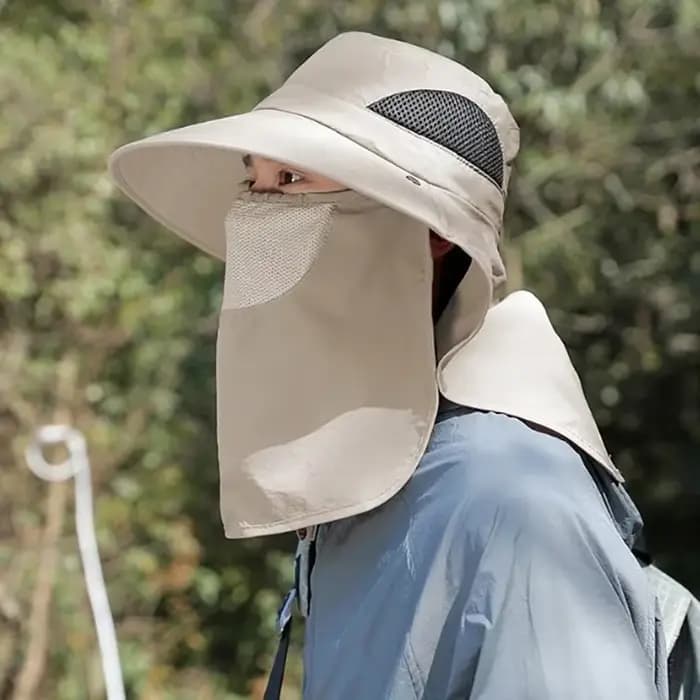 Chapeaux de soleil d'été pour hommes et femmes, protection UV, casquette de pêche, chasse en plein a