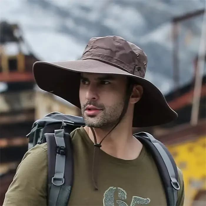 Chapeau seau d'été pour hommes, Cowboy, pêche en plein air, randonnée, plage, maille respirante, Ant