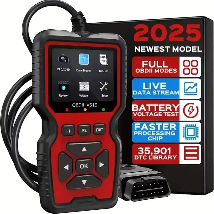 V519 Scanner OBD2 Professionnel, Outil de Diagnostic Automobile USB, Données en Temps Réel, Prêt pou