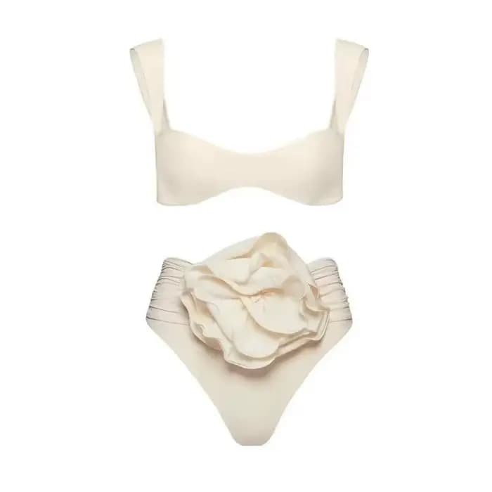 Maillot de bain deux pièces pour femme, couleur unie, dos nu, coupe ajustée, taille haute, sexy, pou