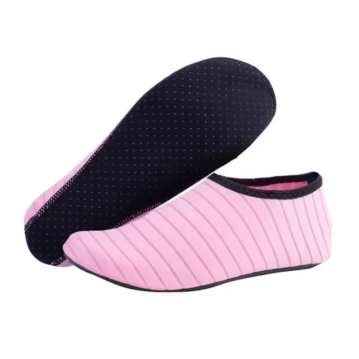 1 paire de nouvelles chaussures d'eau unisexes, légères, semelle en caoutchouc, chaussettes de natat