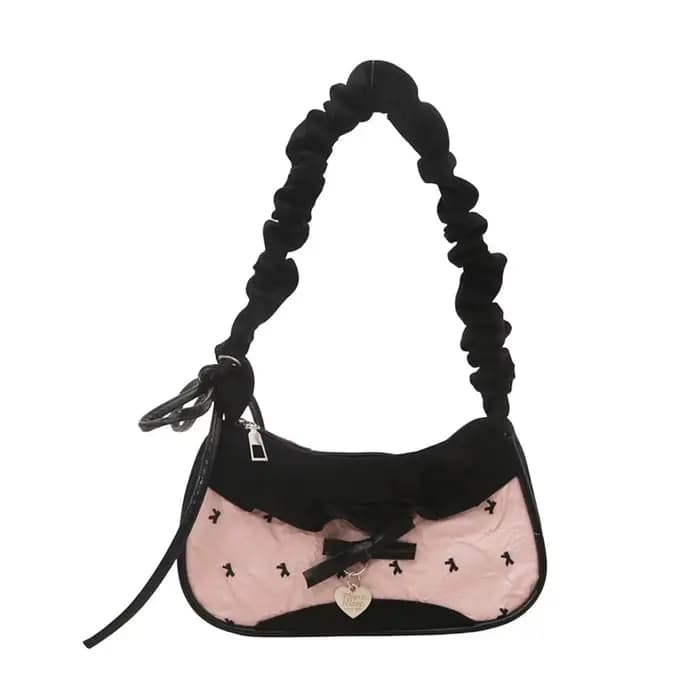 Sac à main en dentelle pour femmes, sac à main extensible avec sangle d'épaule simple, sous les bras