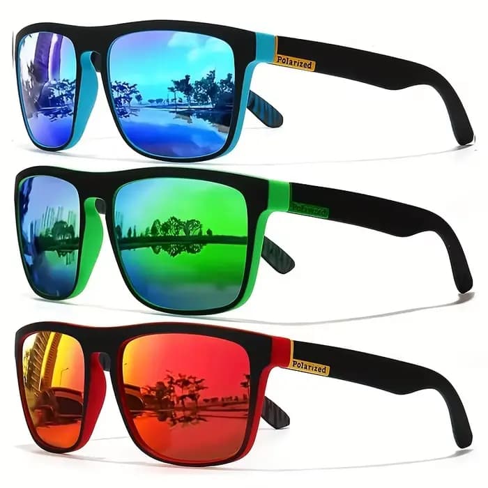 Lunettes de soleil polarisées carrées Vintage pour hommes et femmes, pour la conduite, la pêche, mar