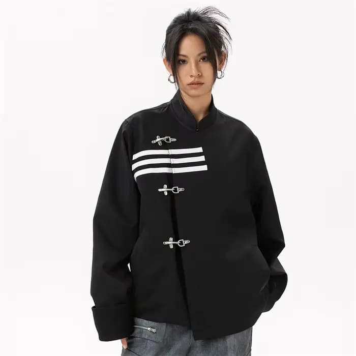 Veste de style chinois surdimensionnée pour femme, blazer femme, vêtements extérieurs, haute qualité