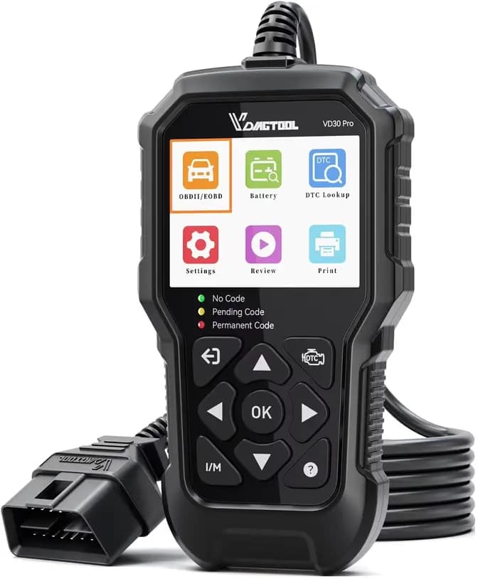 VDIAGTOOL VD31 OBD2 Scanner outil de Diagnostic de voiture avec testeur de batterie clé vérifier lec