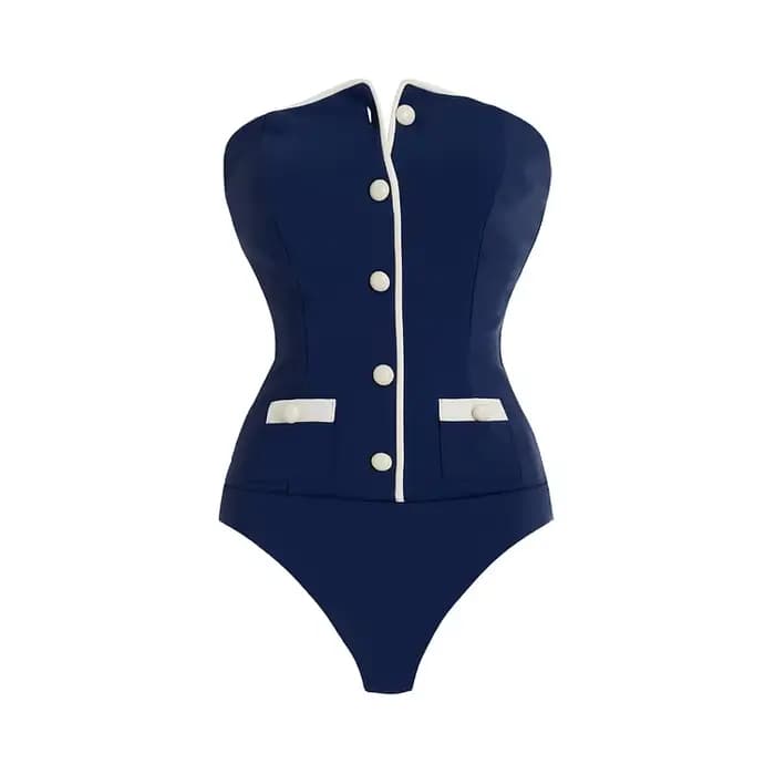 Flaxmaker 2025 femmes élégant une pièce maillot de bain et Shorts été Vaction maillots de bain unis 