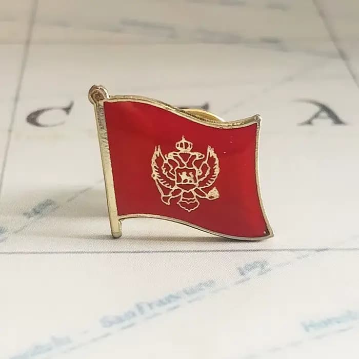 Patch Brodé au Sensation Nationale du tueur, Danemark ge Bouclier et Épingle de Forme Carrée, Un Ens