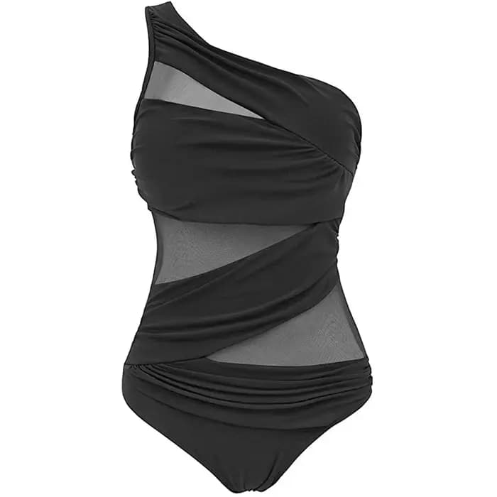 Maillot de bain une pièce en maille, grande taille, bandage, bikini, soutien-gorge push-up, monokini