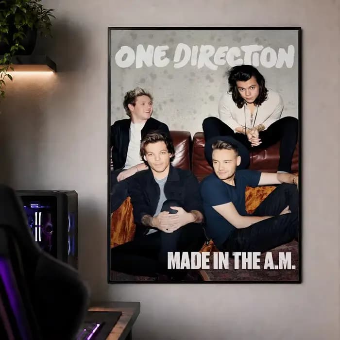 Affiche de la groupe One Direction 1D, imperméable, HD, moderne, à coller, décoration murale, chambr