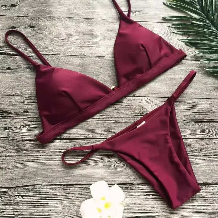 Nouveau Ensemble Micro Bikini Bandeau 2026 pour Femme, Sexy, Taille Basse, Monokini, Maillot de Bain