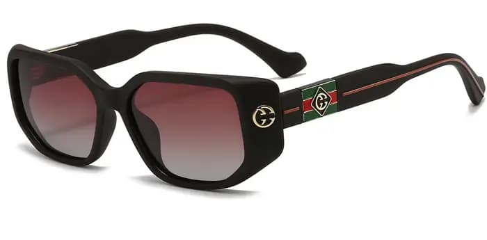 Ins 2025 nouvelle tendance De la mode lunettes De soleil polarisées hommes et femmes rue tir polygon