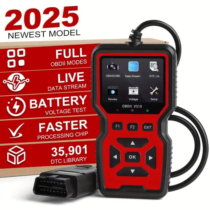 Scanner OBD2 professionnel V519 - Outil de diagnostic automobile alimenté par USB avec flux de donné
