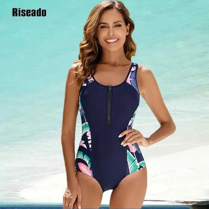 Maillot de bain sportif une pièce maillot de bain dos nu pour femmes été plage natation Sport nautiq