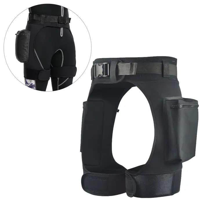 Short de plongée en néoprène pour hommes, combinaison de plongée à poches, maillot de bain flexible 