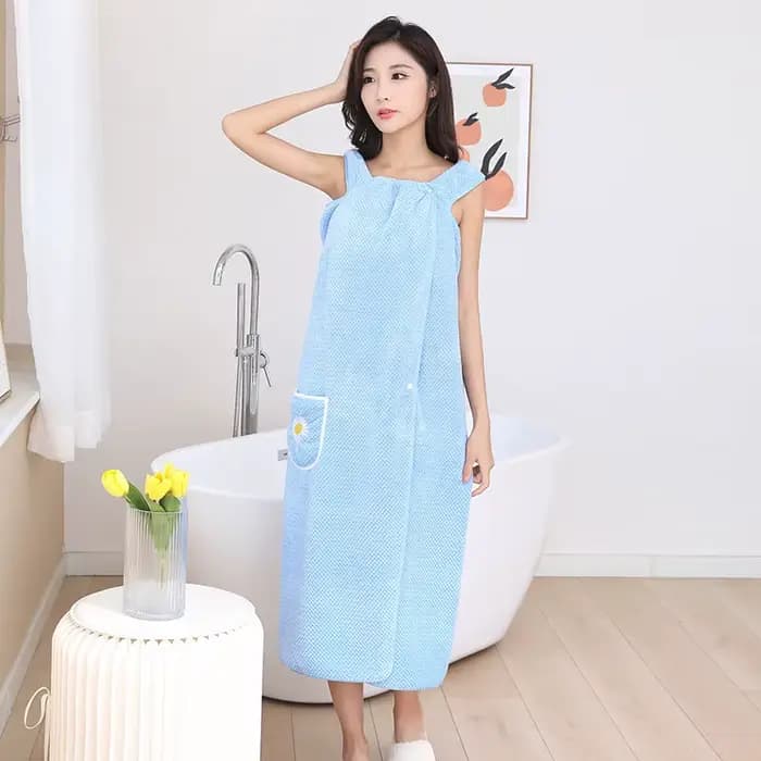Serviette de bain en microcarence pour femmes, longue longueur, douce, portable, spa de douche pour 