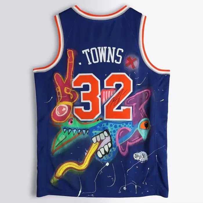 Maillot de basket-ball New York Knicks 33, imprimé graffiti, respirant, en mesh, sans manches, pour 