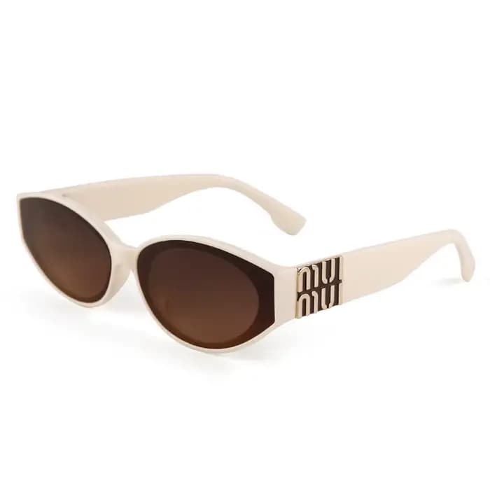 Lunettes de soleil Glamour Fashion 2025 pour femmes, lunettes de créateur ovales de luxe pour hommes