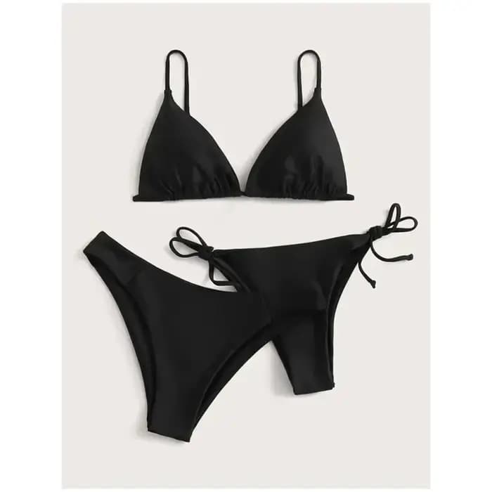 3 Pack deux bas Push Up Bikini ensembles maillot de bain pour femmes Sexy taille basse et moyenne tr