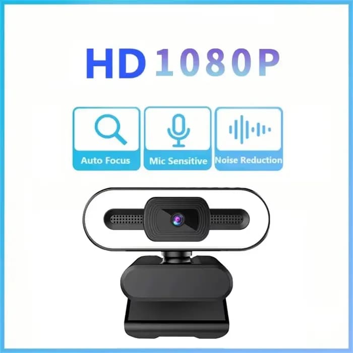 Webcam Portable Full HD 1080P 2K 4K, PC Portable, mise au point automatique, Streaming en direct, Fl