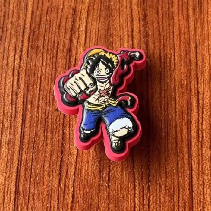 Breloques de chaussures créatives One Piece Luffy Tony Tony Chopper Nika aux cheveux blancs, décorat