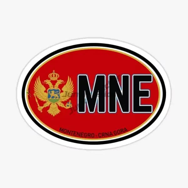 Code MNE-Autocollant imperméable en vinyle PVC, autocollant de voiture, carte d'emblème, sensation n