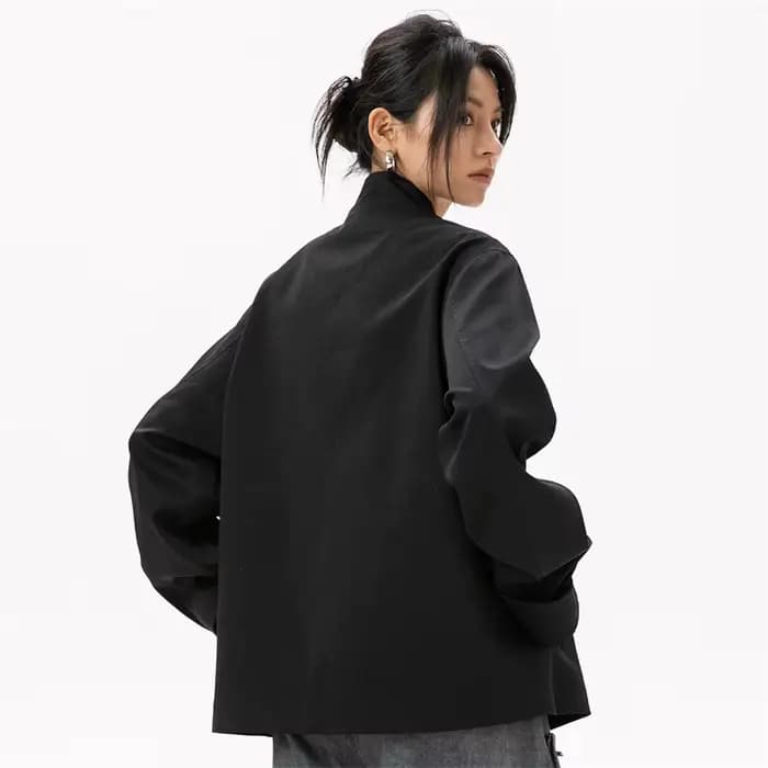 Veste de style chinois surdimensionnée pour femme, blazer femme, vêtements extérieurs, haute qualité