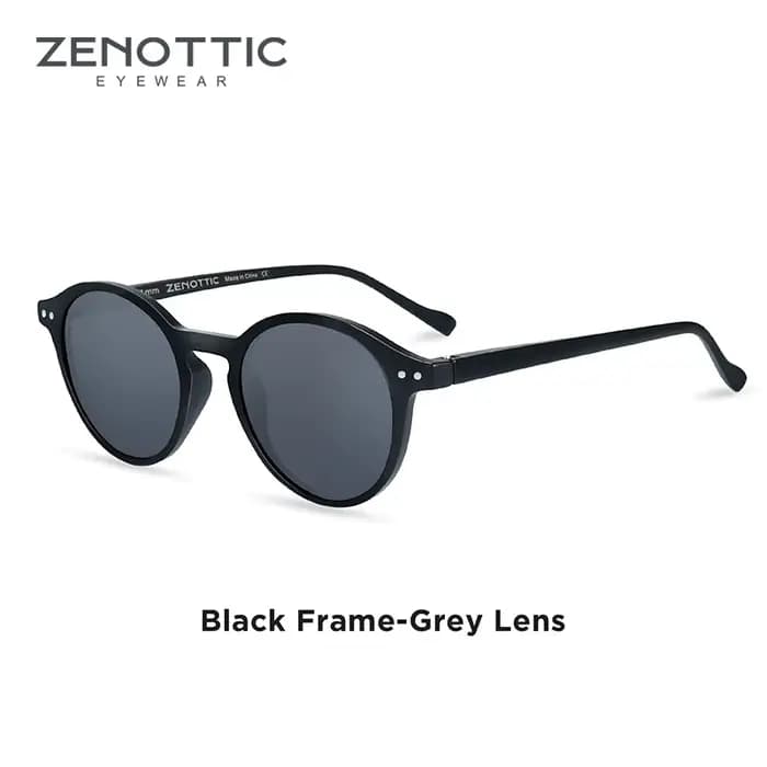 ZENOTTIC (Taille S) Lunettes de soleil polarisées circulaires rétro 2026 2025 Hommes Femmes Vintage 