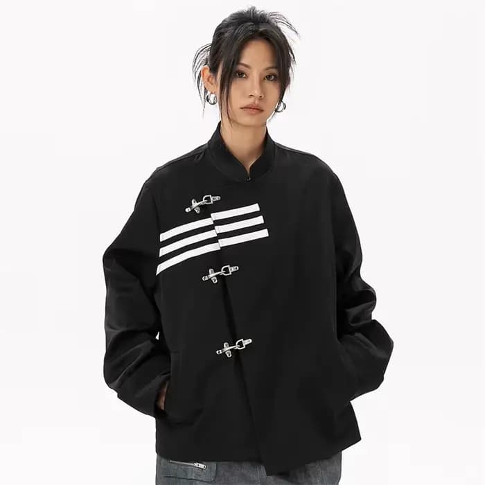 Veste de style chinois surdimensionnée pour femme, blazer femme, vêtements extérieurs, haute qualité