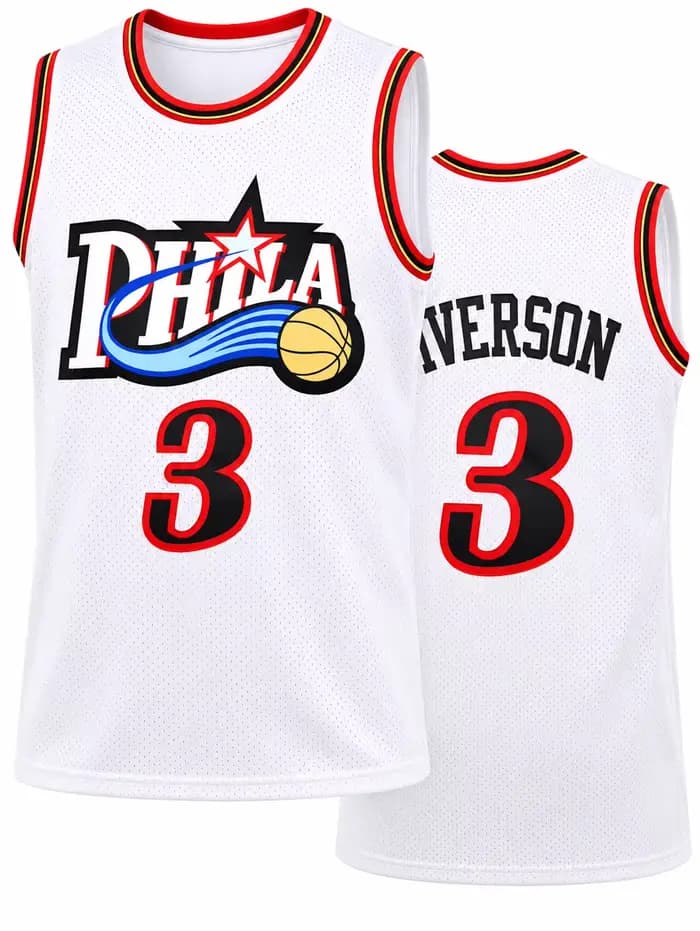 Maillot de basket-ball pour hommes, chemise de sport sans manches noire et rouge, gilet décontracté 