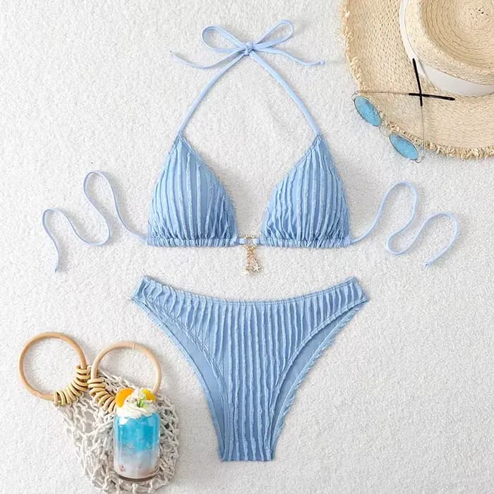 Bikinis sexy à volants 2026 Maillot de bain pour femmes Nouveau ensemble de bikini Maillot de bain f