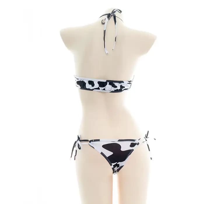 Série vache maillot de bain body Bikini femme de chambre uniforme Costume été plage Kawaii maillot d