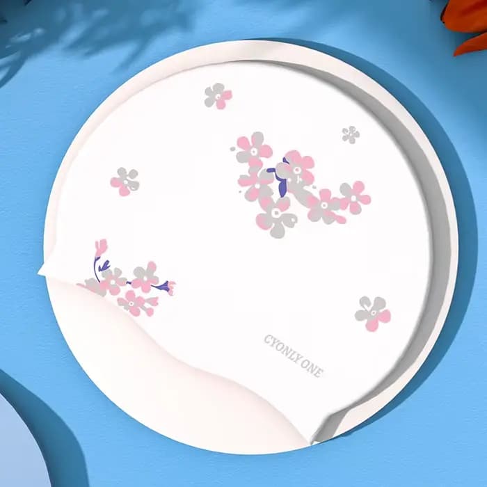 Bonnet de bain élégant en silicone pour femme – Conception confortable, durable et protectrice des c