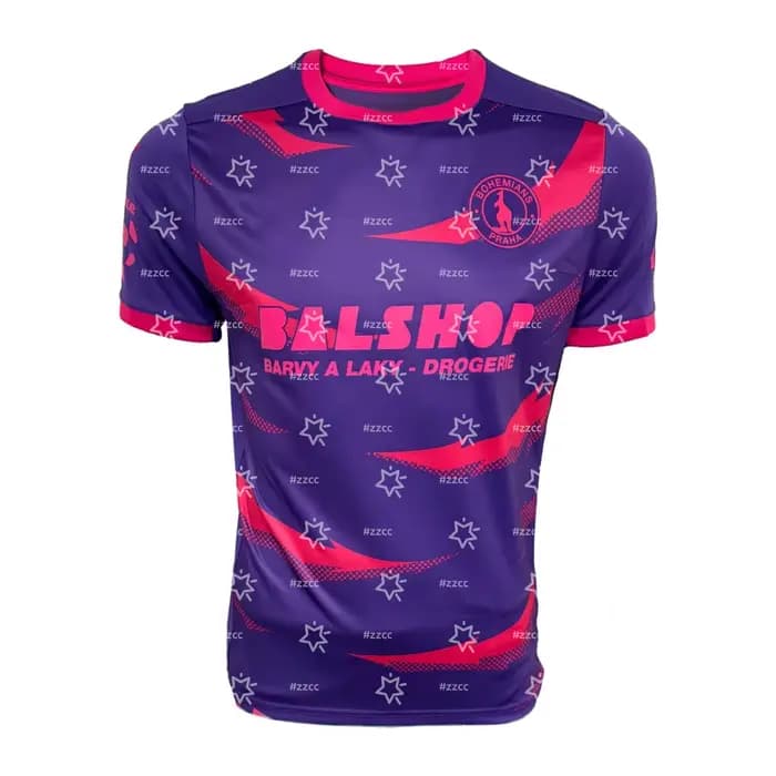 Maillot de football domicile Bohemians Prague 25-26, ensemble d'entraînement, T-shirt de sport d'été