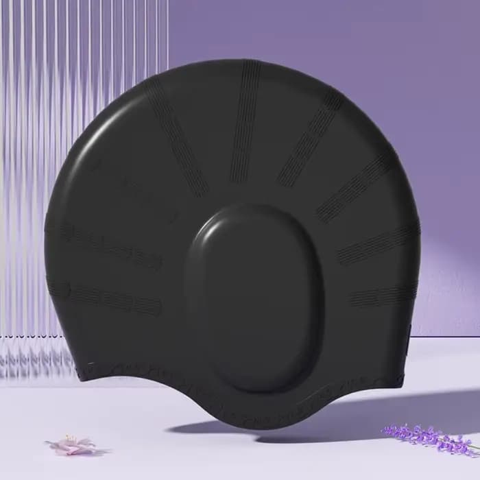 Bonnet de bain imperméable – Haute élasticité, protection des oreilles, bonnet de plongée en silicon