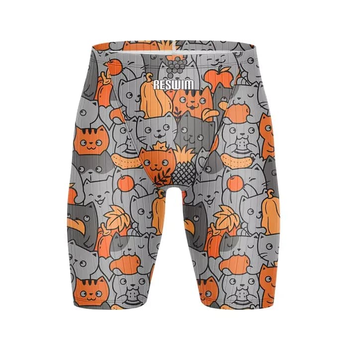 Maillot de bain chat mignon pour hommes, short d'endurance, entraînement athlétique, course, maillot