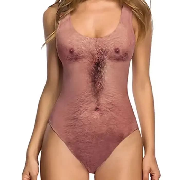 Sexy drôle blague poitrine imprimé femmes maillot de bain maillot de bain maillots de bain maillots 