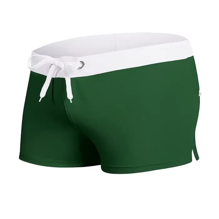 Maillot de bain d'été pour hommes, avec doublure en maille, poche zippée, extensible, confortable, s