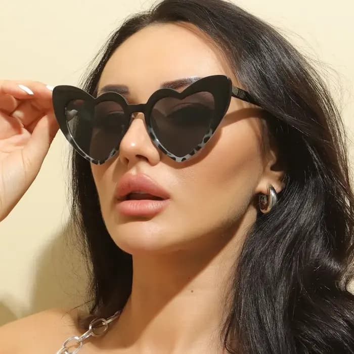 Lunettes de soleil en forme de cœur pour enterrement de vie de jeune fille, décor de mariage, récept