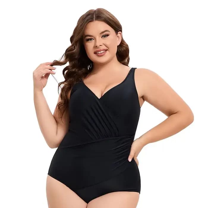 Bikini imprimé grande taille pour femme, maillot de bain une pièce, baigneur, maillots de bain, gran