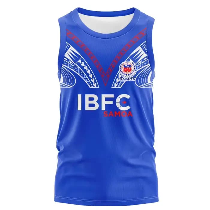 Maillot de rugby d'entraînement domicile Samoa 2025/26 pour enfants - Tailles homme S-5XL Confortabl