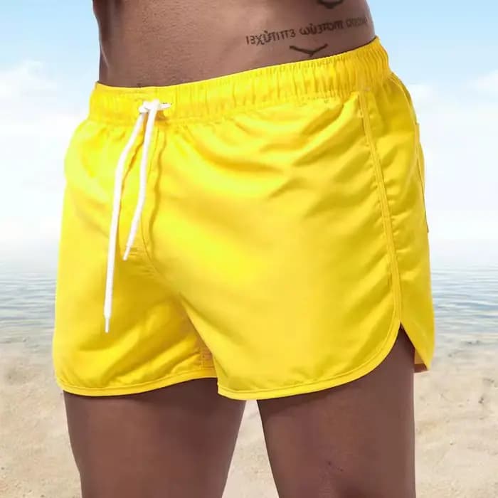 Short de bain pour hommes, maillot de bain coloré, maillot de bain, Sexy, short de plage, planche de