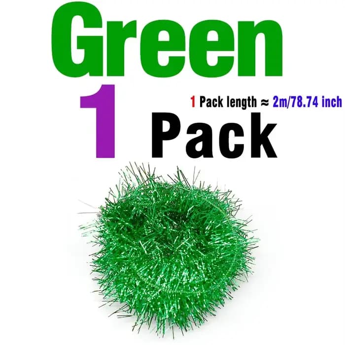 MNFT 2 mètres/sac Crystal Palmer Ice Chenille-7 couleurs-matériaux d'attache de mouche