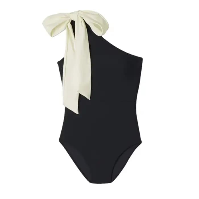 Été noir Sexy une pièce maillots de bain fermé femmes maillots de bain Push Up vêtements de natation